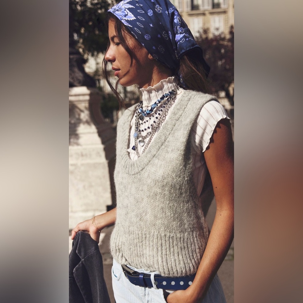 FREE PEOPLE Dream Maker Alpaca Vest